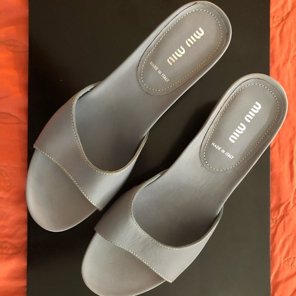 SOLD*SOLD*SOLD***NEW🌹MUI MUI*2” METAL KITTEN HEEL*US*39.5*BRAND NEW*MSRP $1295 - Picture 7 of 8